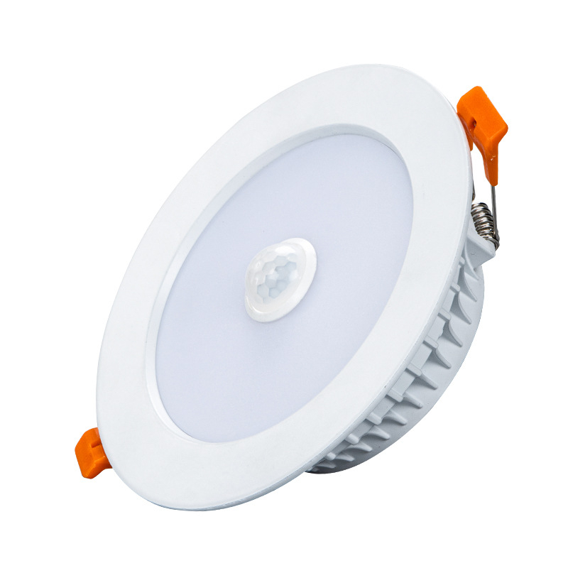 LED downlight s infracrvenim senzorom pokreta, tanak, ugrađeni u plafon, za hodnike i hotele