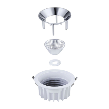 LED ugrađeni downlight s anti-glare za hotele i hodnike, CRI 95, uski rub, potpuno spektrum