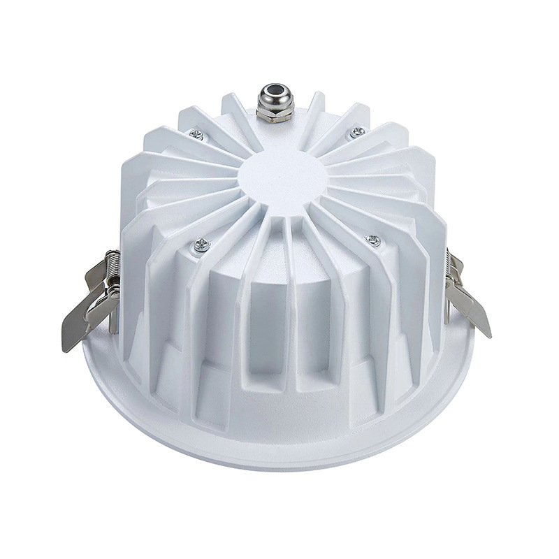 LED ugrađeni downlight s anti-glare za hotele i hodnike, CRI 95, uski rub, potpuno spektrum