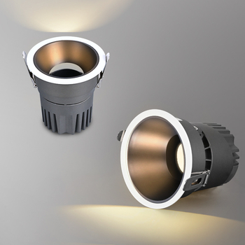 Ugradno LED svjetlo s anti-sjajem, za komercijalne hodnike, 12W/20W, trobojna regulacija boja, aluminijsko kućište