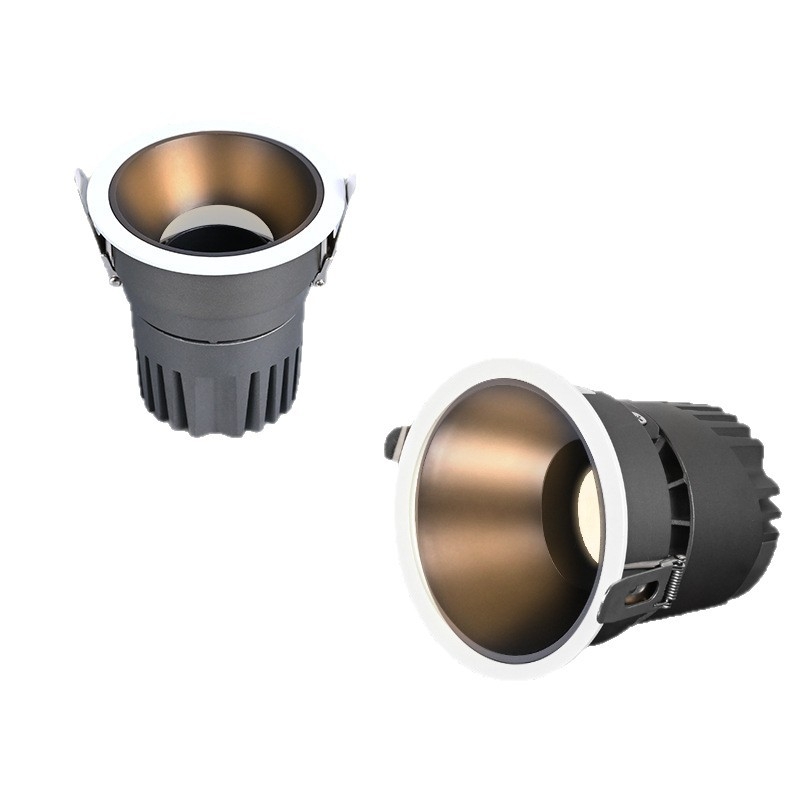 Ugradno LED svjetlo s anti-sjajem, za komercijalne hodnike, 12W/20W, trobojna regulacija boja, aluminijsko kućište
