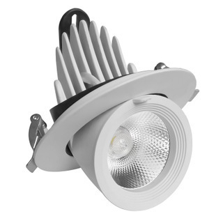 COB LED spot rasvjeta, ugrađena, teleskopski podesiv kut, anti-odsjaj, za stropne prikaze u trgovinama odjeće.
