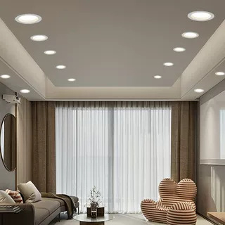 LED ugrađeno downlight u strop, visok CRI ≥90, topla bijela 3000K, otvor 75–90 mm, aluminijsko kućište, pogodno za trgovine odjećom