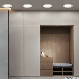 LED ugrađeno downlight u strop, visok CRI ≥90, topla bijela 3000K, otvor 75–90 mm, aluminijsko kućište, pogodno za trgovine odjećom