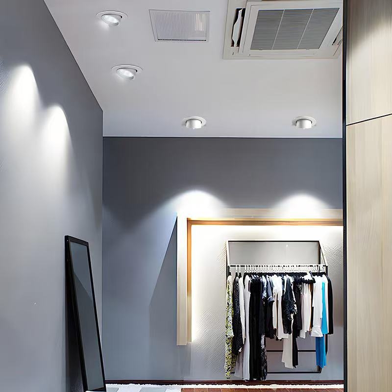 Ugrađeni LED stropni spot za komercijalne trgovine odjeće, wall-washer osvjetljenje, podesiv kut, 30W