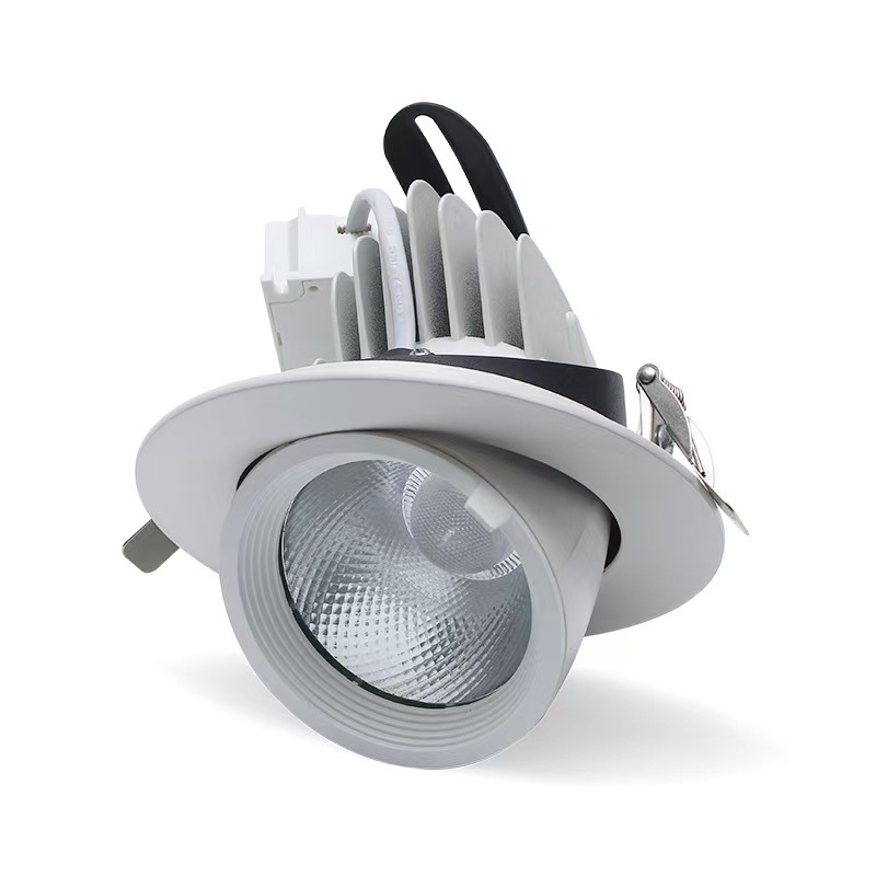 Ugrađeni LED stropni spot za komercijalne trgovine odjeće, wall-washer osvjetljenje, podesiv kut, 30W