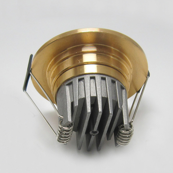 Mini LED COB ugrađeni stropni spot, zlatni, otvor 5 cm, Ø40–50 mm