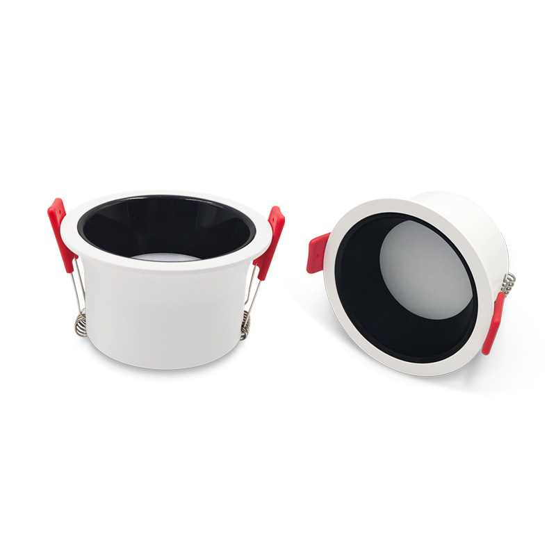 Integrirani stropni LED downlight, antirefleksni, uski okvir, otvor 75 mm, za hodnike, hotele i kuće