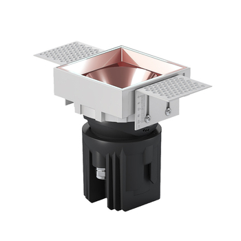 LED antiglare kvadratno ugrađeno spot svjetlo s rešetkom, COB downlight za plafon, moderan minimalistički stil