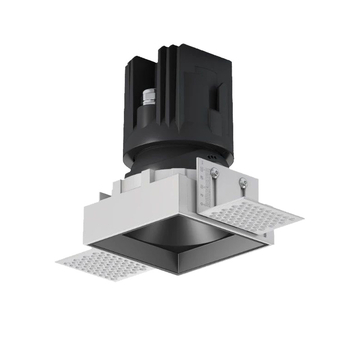 LED antiglare kvadratno ugrađeno spot svjetlo s rešetkom, COB downlight za plafon, moderan minimalistički stil