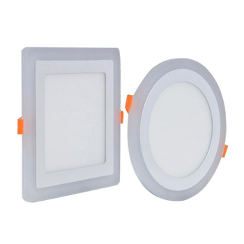 Dvobojna LED tanka ploča rasvjeta, kružni panel, kuhinjsko downlight, ugrađeno stropno svjetlo za spavaću sobu