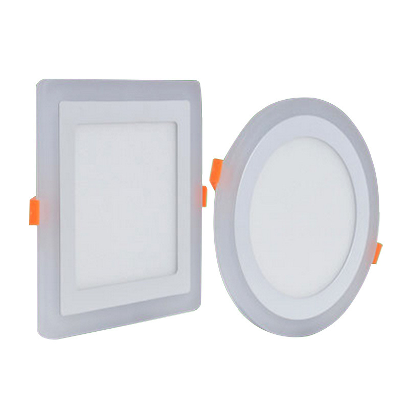 Dvobojna LED tanka ploča rasvjeta, kružni panel, kuhinjsko downlight, ugrađeno stropno svjetlo za spavaću sobu