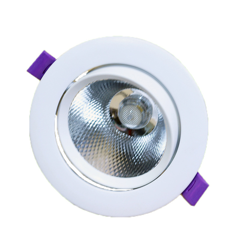 Ugradena LED stropna svjetiljka, unutarnji spot s anti-glare, skriveni downlight za komercijalne prostore, 6000K bijela, 16–20W, aluminij