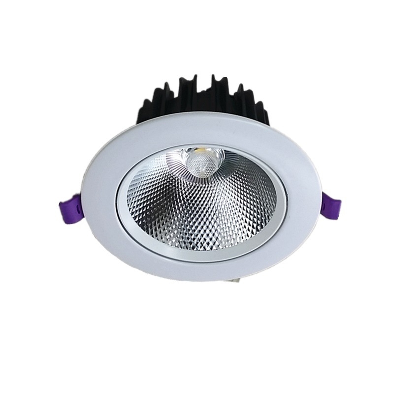 Ugradena LED stropna svjetiljka, unutarnji spot s anti-glare, skriveni downlight za komercijalne prostore, 6000K bijela, 16–20W, aluminij