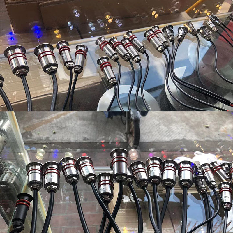 Vanjski LED spot od nehrđajućeg čelika, vodootporan, ugradbeni mini dizajn, niskonaponski 12–24V