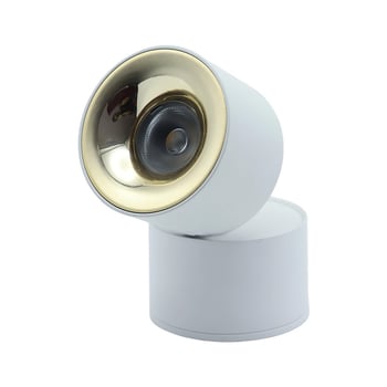 Sklopni površinski downlight za hodnik, boja zalazak sunca crvena, 6-10W, 3000K, aluminij, moderni minimalistički