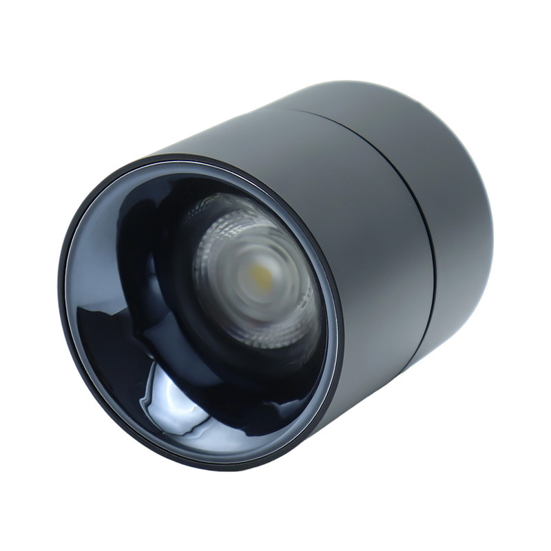 Sklopni površinski downlight za hodnik, boja zalazak sunca crvena, 6-10W, 3000K, aluminij, moderni minimalistički