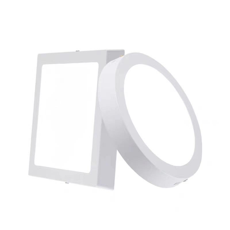 Izuzetno tanak površinski montirani downlight panel za strop, kvadratni ili kružni oblik, 12W/18W/24W, 3000–6000K