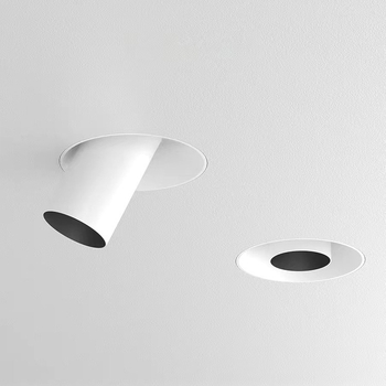 LED ugrađeni dugi tubni spot svjetlo s teleskopskim podešavanjem kuta za strop, nordičkog stila, za barove i izložbene prostore