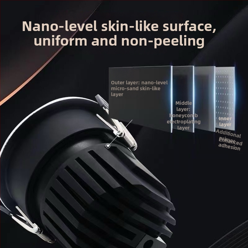 Inteligentna LED svjetiljka s Bluetoothom, Anti-Glare, ugrađeno stropno svjetlo za dnevni boravak, wall washer, downlight, bez glavnog svjetla