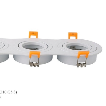 Ovalni GU10 LED downlight, ugrađeno stropno svjetlo MR16, dimmabilno, niskim naponom