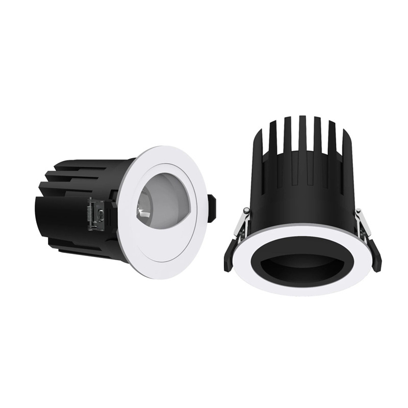 LED spot za ogledalo za šminkanje - ugrađeni duboki kućište, downlight s anti-odsjajem za kupaonicu