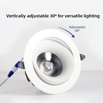 LED stropni reflektor visokog kapaciteta, s zaštitom od zasljeplivanja, bez treperenja, izdržljiv, ugrađen za komercijalne prostore