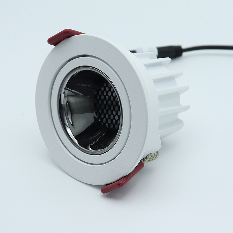 COB LED ugrađene svjetiljke u obliku brda, s anti-glare efektom, downlight, prilagodljivo za hotel i dom
