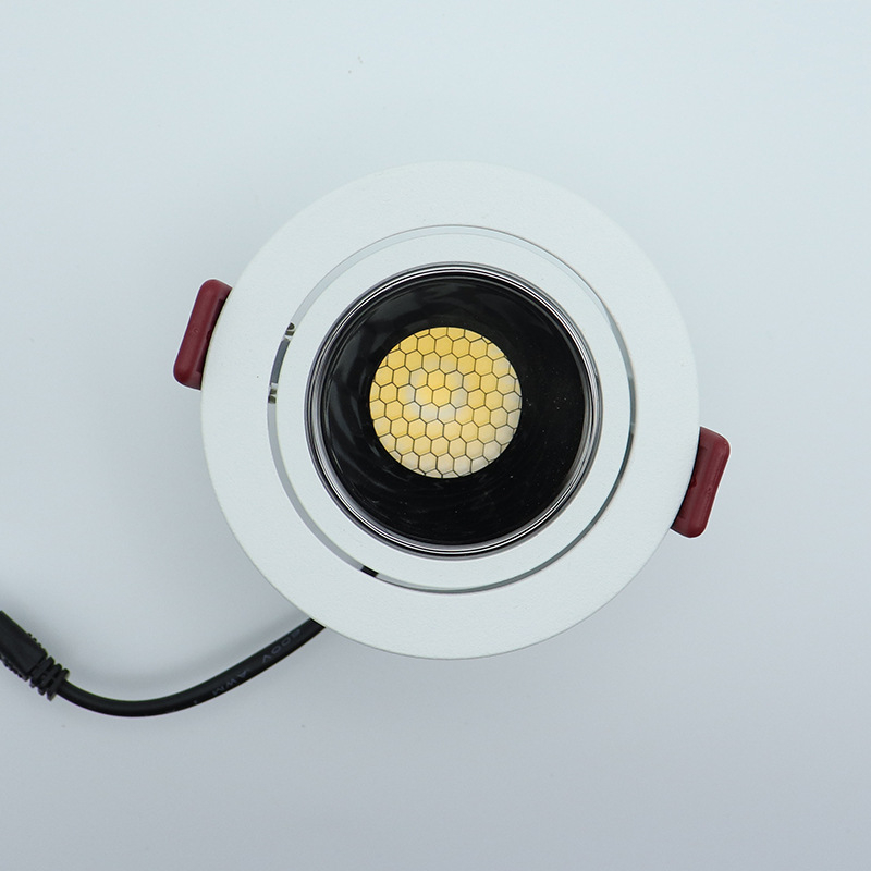 COB LED ugrađene svjetiljke u obliku brda, s anti-glare efektom, downlight, prilagodljivo za hotel i dom