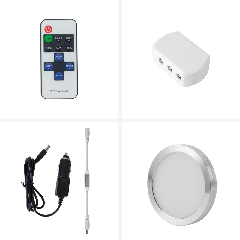 LED rasvjeta za ormariće i namještaj, 12V, kompaktni downlight za RV