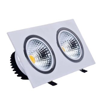 LED COB kvadratni stropni spotovi, troglavi, jednostruki ili dvostruki, 3W/5W/7W/12W