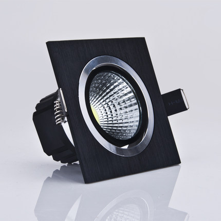 LED COB kvadratni stropni spotovi, troglavi, jednostruki ili dvostruki, 3W/5W/7W/12W