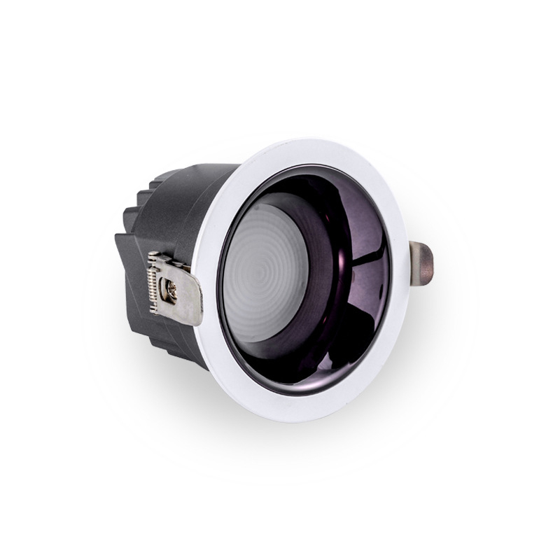 LED duboko anti-sjajni downlight, otvor 75-95 mm, puni spektar, visoka učinkovitost, 11-15W, aluminijsko kućište, 4500K, CRI ≥90