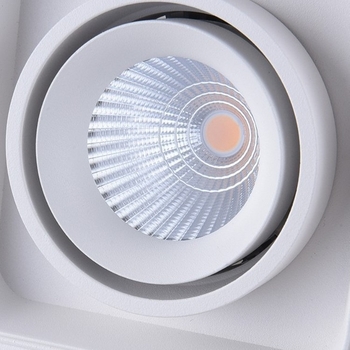 Ugrađena LED spot svjetiljka s jednom ili dvije glave, anti-blještavilo, za kućnu upotrebu, showroom i hodnik