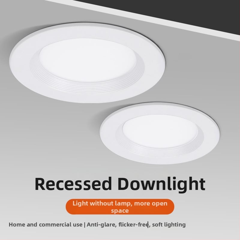 Ugradni stropni LED downlight s punim spektromom, uskim okvirom, anti-glare, za kućnu i hotelsku uporabu