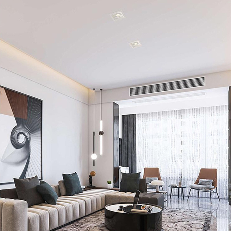 ETL-certificiran COB kvadratni stropni downlight s rešetkom, 5W, dimabilno, za trgovinu odjeće