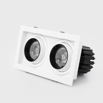 LED spot svjetlo za plafon s rešetkom protiv odbljeska, 30W COB, rasvjeta za nakit i muzej