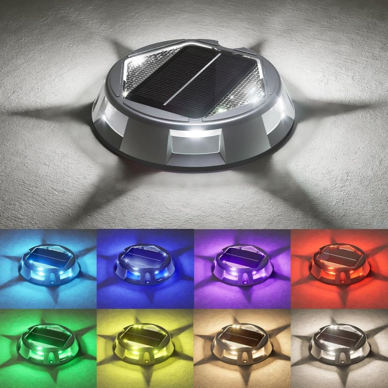 Solarne LED lampe za palubu, vrt i prilaz, osvjetljenje staza i stepenica, cestne stud lampe