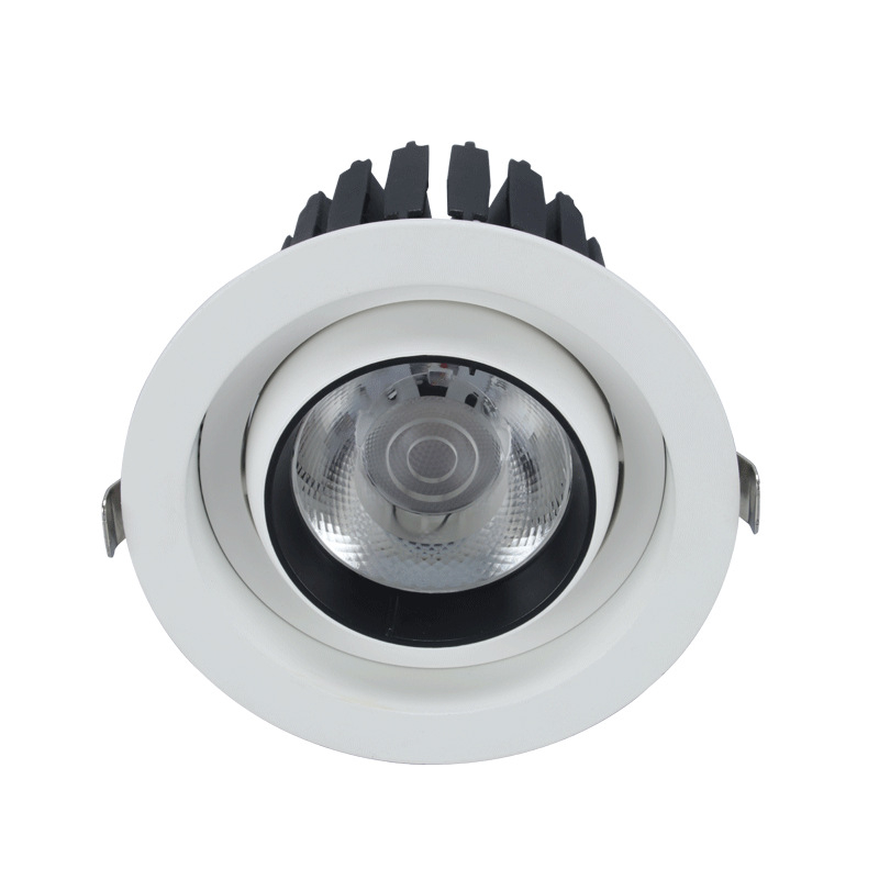 LED ugrađeni COB Bullseye spot rasvjeta, 20W–30W, za izloge odjeće i prostore izložbe, montirana na strop