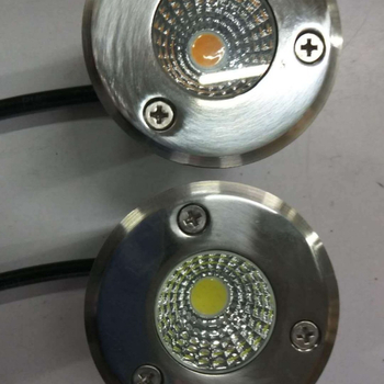 Podzemna LED svjetiljka od 304 nehrđajućeg čelika, 65 mm prednja ploha, 12V LED, vodootporna za krajinski vrt