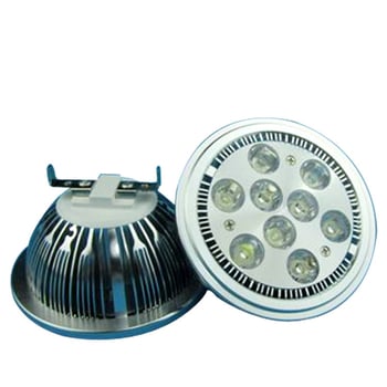 AR111 LED spot 12W visoke snage za hotele i trgovačke centre, baza GU10/AR111, rešetkasto svjetlo, aluminijsko kućište