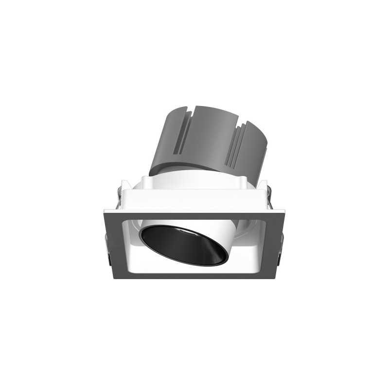 Kvadratni dvostrani stropni downlight COB LED s rešetkom, 14W/24W/40W/60W