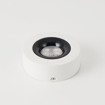 Изключително тънък кръгъл повърхностно монтиран таванен downlight, минималистичен LED с пълен спектър, антиблясък, едноглавен.