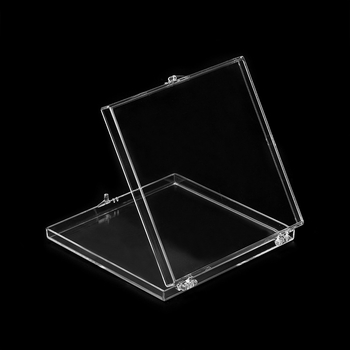 Izuzetno velika prozirna kutija s poklopcem 150 × 150 × 18 mm | Kutija za pakiranje | Prozirna plastična kutija | Kristalna kutija | Akrilna kvadratna kutija