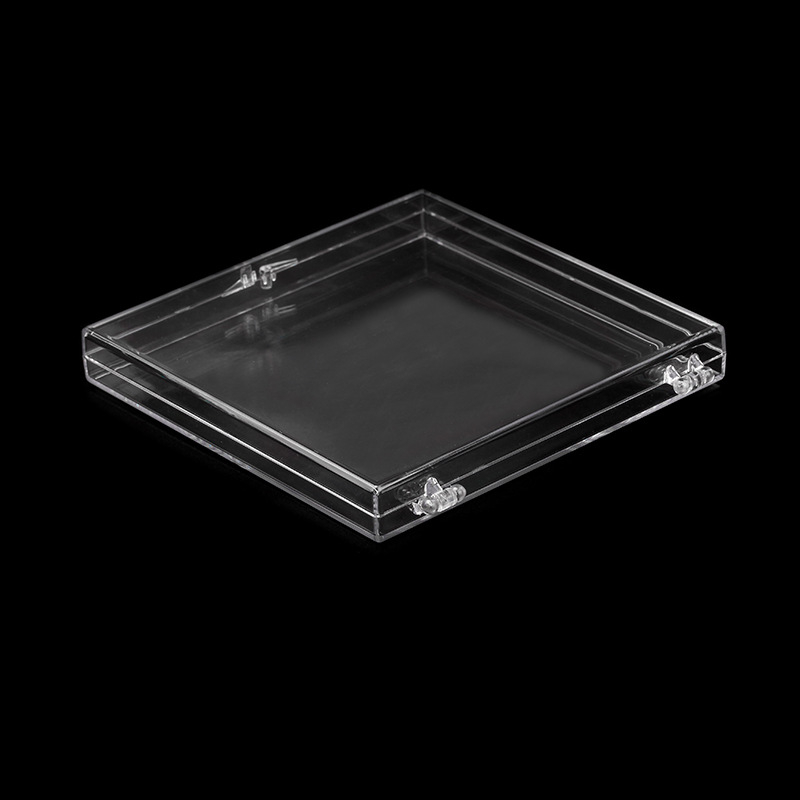 Izuzetno velika prozirna kutija s poklopcem 150 × 150 × 18 mm | Kutija za pakiranje | Prozirna plastična kutija | Kristalna kutija | Akrilna kvadratna kutija