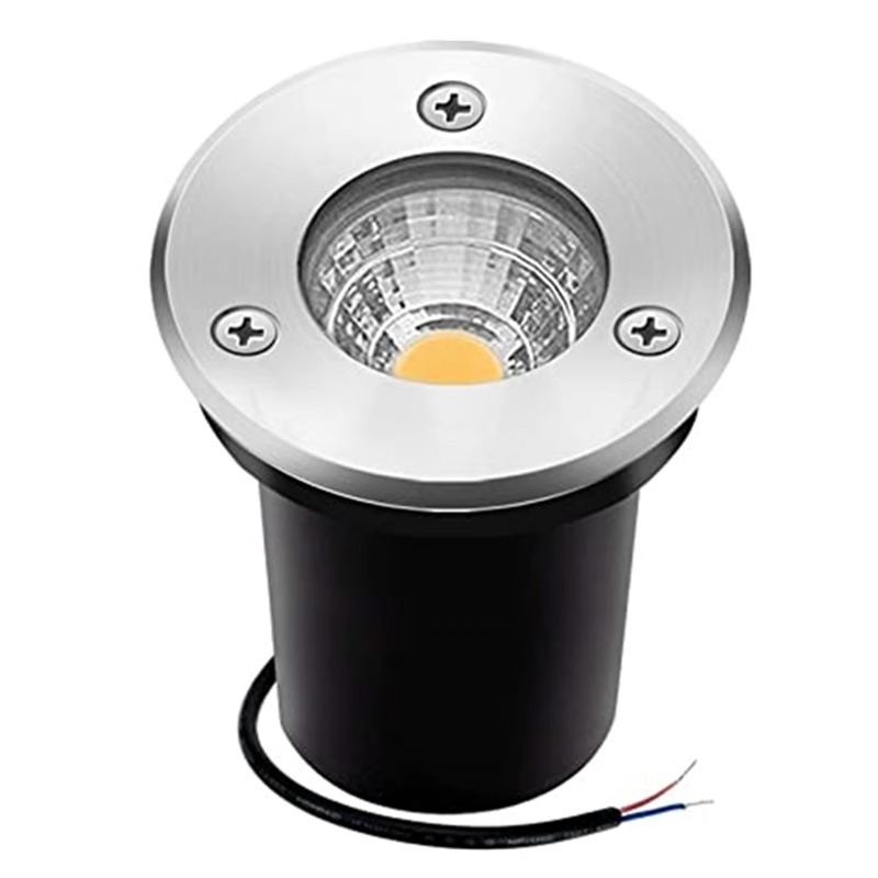 Podzemni LED reflektor za vanjsku upotrebu, vodootporan i ugrađen, za parkove, trgove, dvorišta i staze