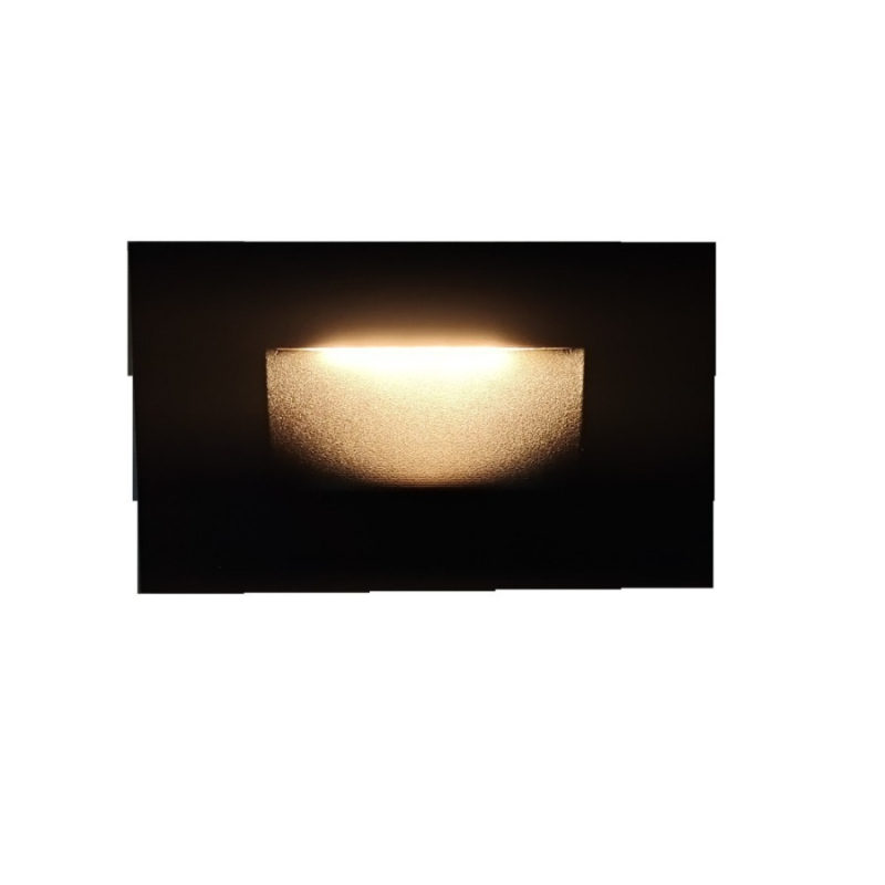LED лампа за стъпала със сменяеми части, регулируема триецветна температура на светлината, вход 12V/24V