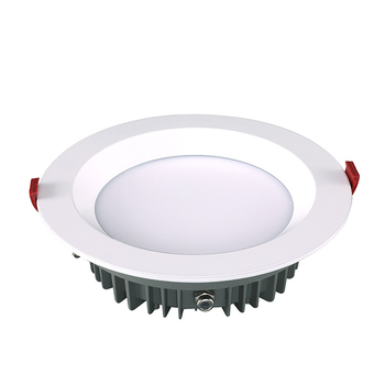 COB LED downlight IP65, ugradbeni, duboko anti-refleksni, visok CRI ≥90, 3000K topla bijela, aluminijsko kućište, vodootporno za tuševe, hotele i trgovine