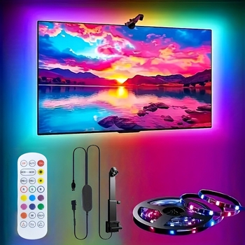 RGB LED traka za televizor sa sinhronizacijom slike i daljinskim upravljačem, ambijentalno osvjetljenje