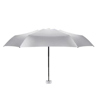 Umbrelă portabilă titan-argintiu pentru soare, protecție UV, pentru adulți, personalizare a logo-ului